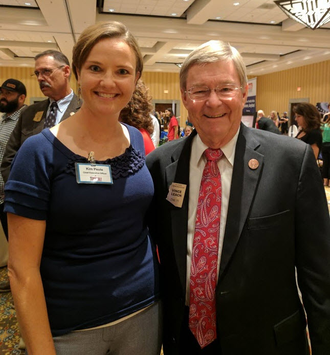 Senator Vince Leach and Kim Puete